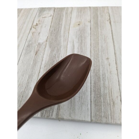 Vintage Foley #1 Brown Nylon Plastic Solid Spoon 11" - Picture 8 of 8